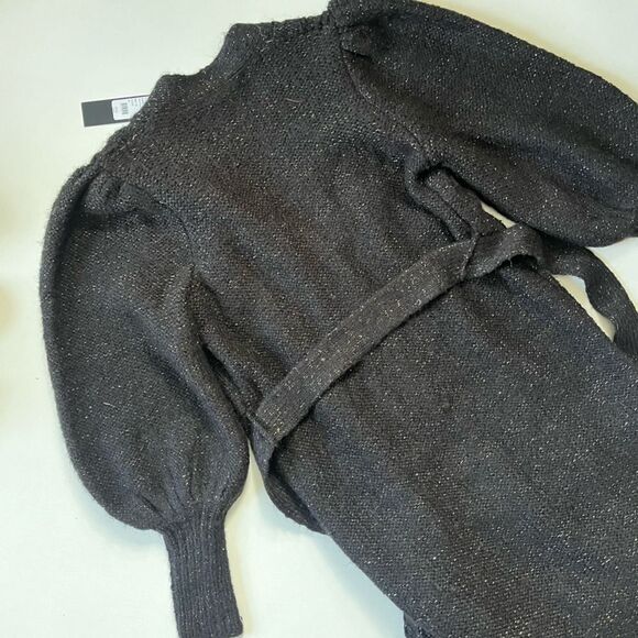 🖤 TOCCIN *Black* Camille Popcorn Cardigan Coat - Picture 9 of 14